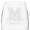 Miami University Red Wine Glasses - Set of 4 - Image 3