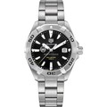 click to view Boston College Men's TAG Heuer Steel Aquaracer with Black Dial - Image 2