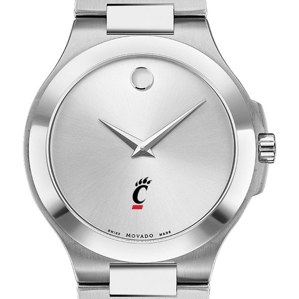 Cincinnati Men's Movado Collection Stainless Steel Watch with Silver Dial - Image 1