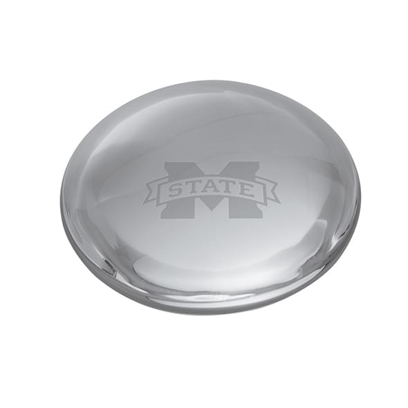 Mississippi State Glass Dome Paperweight by Simon Pearce