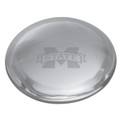 MS State Glass Dome Paperweight by Simon Pearce - Image 2