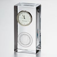 Berkeley Tall Glass Desk Clock by Simon Pearce