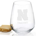 Nebraska Stemless Wine Glasses - Set of 4 - Image 2