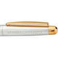 Howard Fountain Pen in Sterling Silver with Gold Trim - Image 2