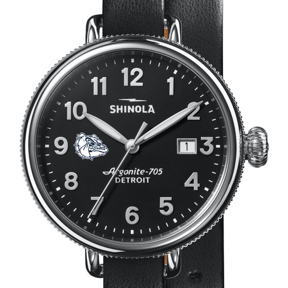 Gonzaga Shinola Watch, The Birdy 38mm Black Dial - Image 1