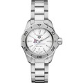 University of Arizona Women's TAG Heuer Steel Aquaracer with Silver Dial - Image 2
