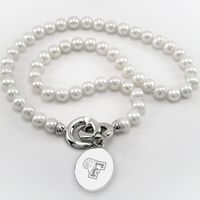 Fordham Pearl Necklace with Sterling Silver Charm
