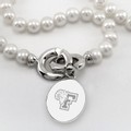 Fordham Pearl Necklace with Sterling Silver Charm - Image 2