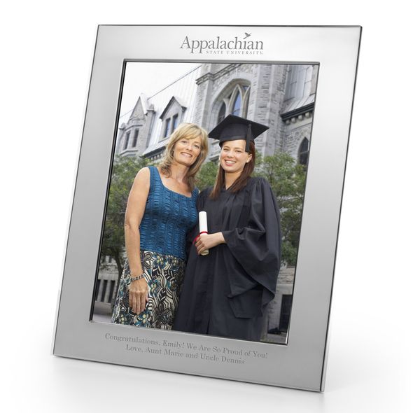 Appalachian State Polished Pewter 8x10 Picture Frame - Image 1