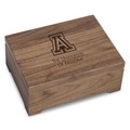 University of Arizona Solid Walnut Desk Box - Image 1