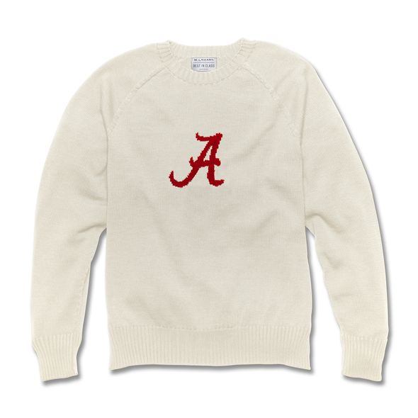 Alabama Ivory and Red Letter Sweater by M.LaHart - Image 1