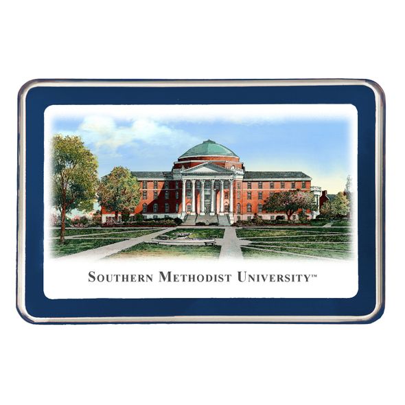 SMU Eglomise Paperweight