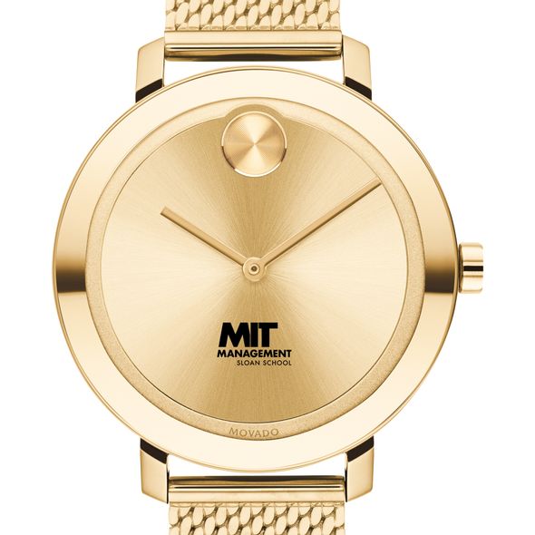 MIT Sloan Women's Movado Bold Gold with Mesh Bracelet - Image 1