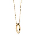 University of Virginia Monica Rich Kosann Poesy Ring Necklace in Gold - Image 2