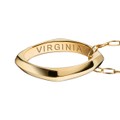 University of Virginia Monica Rich Kosann Poesy Ring Necklace in Gold - Image 3