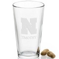 University of Nebraska 16 oz Pint Glass - Image 2