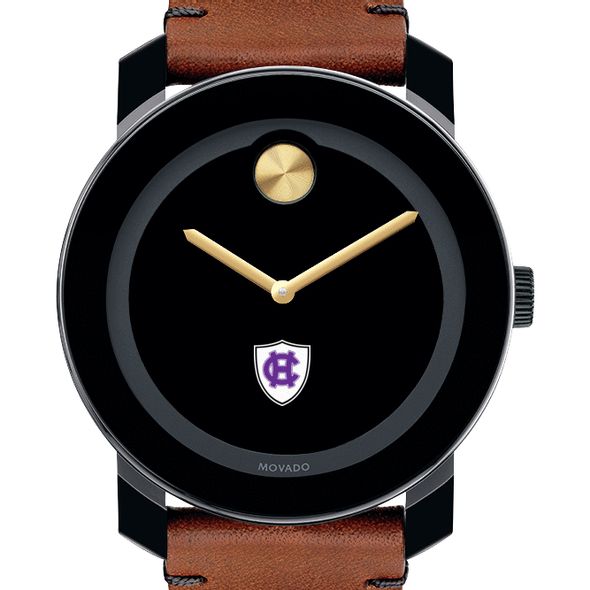 Holy Cross Men's Movado BOLD with Brown Leather Strap - Image 1