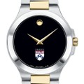 Wharton Men's Movado Collection Two-Tone Watch with Black Dial - Image 1