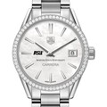 click to view Arizona State Women's TAG Heuer Steel Carrera with MOP Dial & Diamond Bezel - Image 1