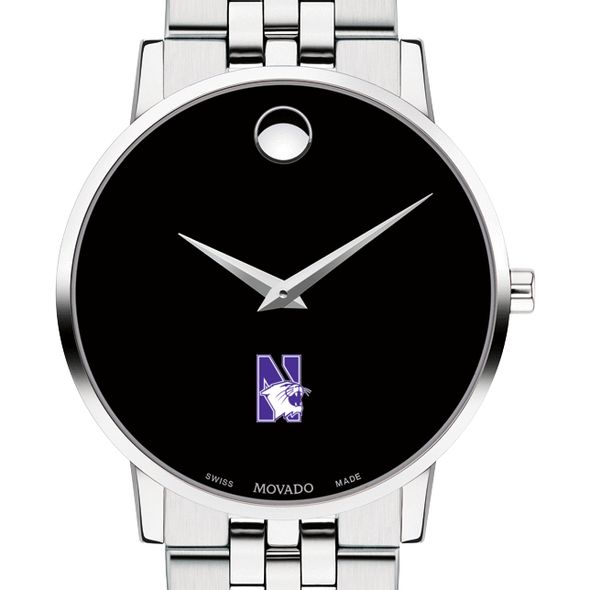 Northwestern University Men's Movado Museum with Bracelet