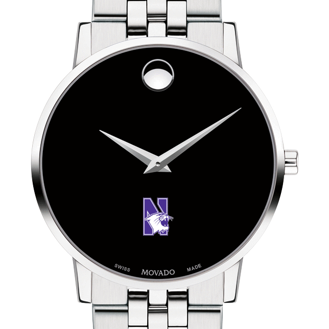 Northwestern Men's Movado Museum with Bracelet