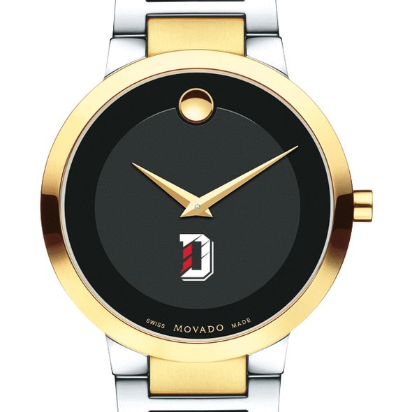 Davidson College Men's Movado Two-Tone Modern Classic Museum with Bracelet