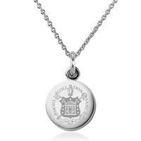 Trinity College Necklace with Charm in Sterling Silver