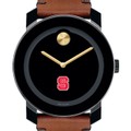 North Carolina State Men's Movado BOLD with Brown Leather Strap - Image 1
