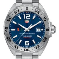University of Miami Men's TAG Heuer Formula 1 with Blue Dial