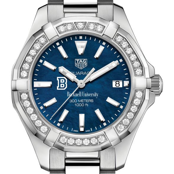 Bucknell Women's TAG Heuer 35mm Steel Aquaracer with Blue Dial - Image 1