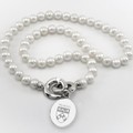 Wharton Pearl Necklace with Sterling Silver Charm - Image 1