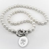 Wharton Pearl Necklace with Sterling Silver Charm