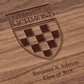 University of Richmond Solid Walnut Desk Box - Image 2