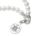 Trinity College Pearl Bracelet with Sterling Silver Charm - Image 2