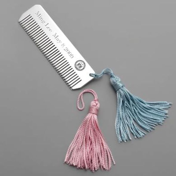Coast Guard Academy Sterling Silver Baby Comb - Image 1