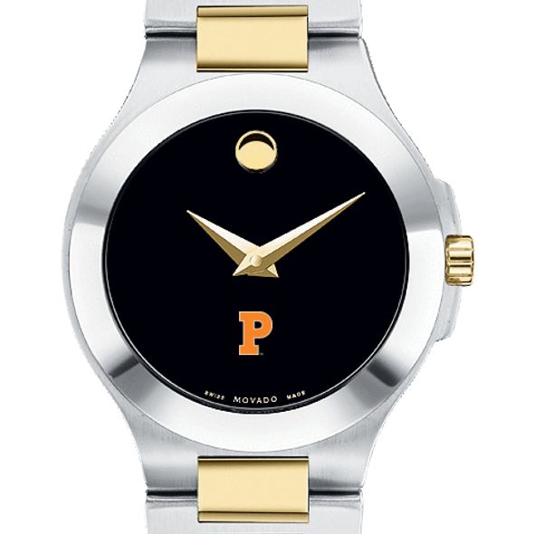 Princeton Women's Movado Collection Two-Tone Watch with Black Dial - Image 1