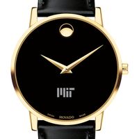 MIT Men's Movado Gold Museum Classic Leather