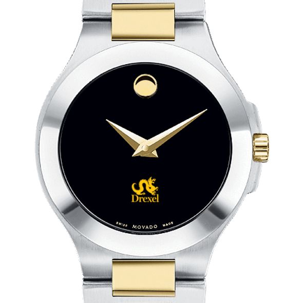 Drexel Women's Movado Collection Two-Tone Watch with Black Dial - Image 1