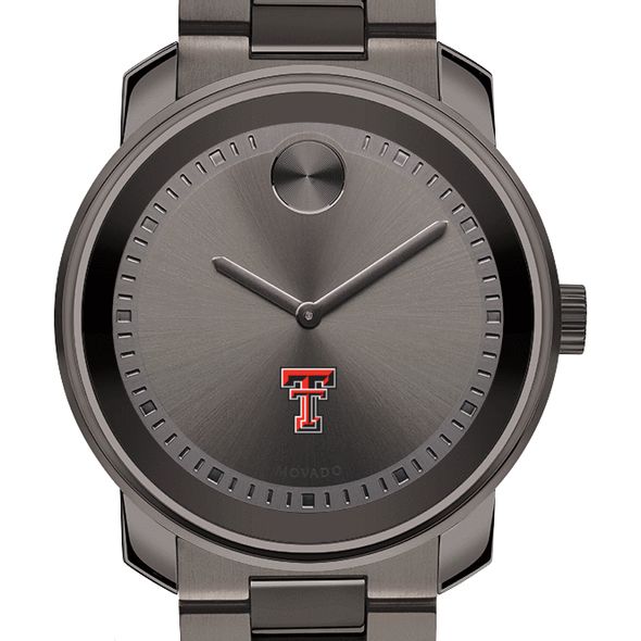Texas Tech Men's Movado BOLD Gunmetal Grey