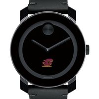 Central Michigan Men's Movado BOLD with Leather Strap