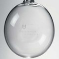 Yale SOM Glass Ornament by Simon Pearce - Image 2