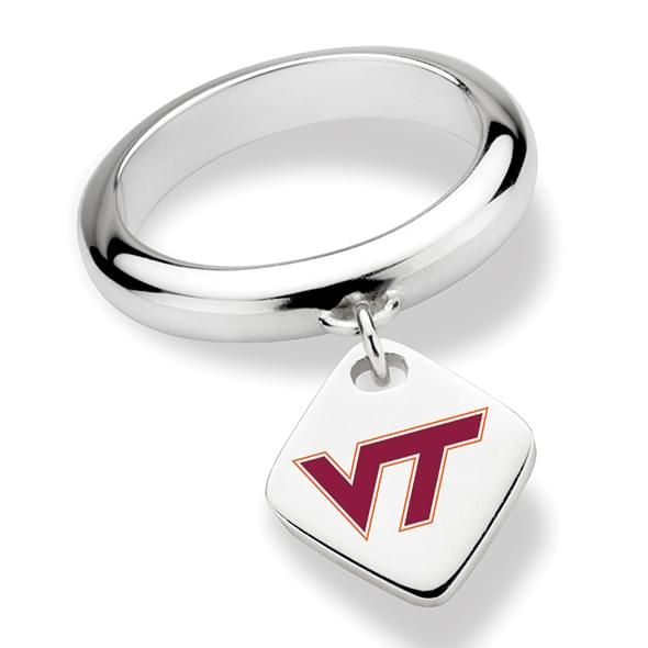 Virginia Tech Sterling Silver Ring with Sterling Tag