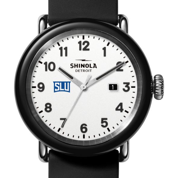 Saint Louis University Shinola Watch, The Detrola 43mm White Dial at M.LaHart & Co. - Image 1