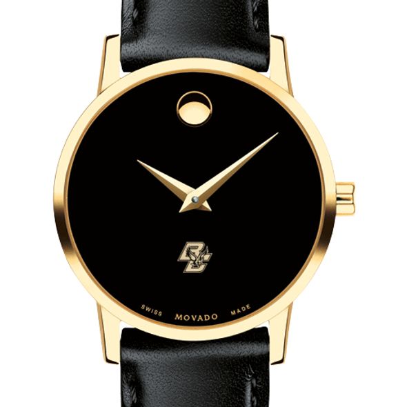 Boston College Women's Movado Gold Museum Classic Leather - Image 1
