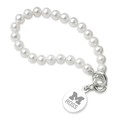 Michigan Ross Pearl Bracelet with Sterling Silver Charm - Image 1