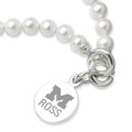 Michigan Ross Pearl Bracelet with Sterling Silver Charm - Image 2
