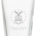 click to view US Air Force Academy 16 oz Pint Glass- Set of 4 - Image 3