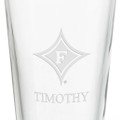 Furman University 16 oz Pint Glass- Set of 4 - Image 3