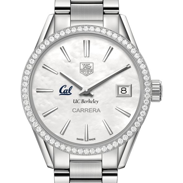 Berkeley Women's TAG Heuer Steel Carrera with MOP Dial & Diamond Bezel