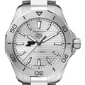 Purdue Men's TAG Heuer Steel Aquaracer with Silver Dial - Image 1